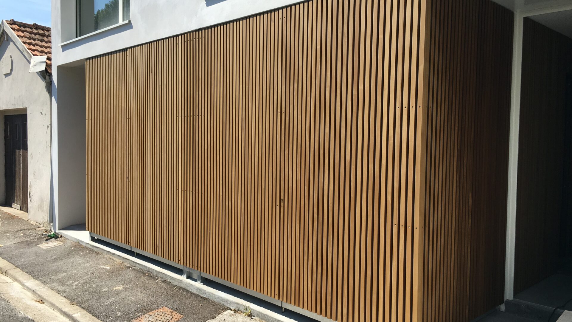 Portail acier galvanisé modèle Helsinki — Gironde n°3 - photo 3 - Ludovic Lecourt, metallier Bordeaux Gironde
